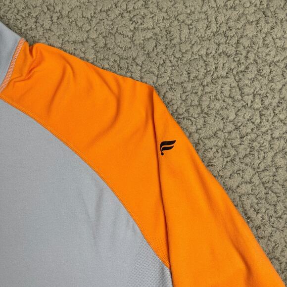 Fabletics The Training Day 1/4 Zip Long Sleeve ColorVapor Blue Block Men XL - Picture 2 of 9